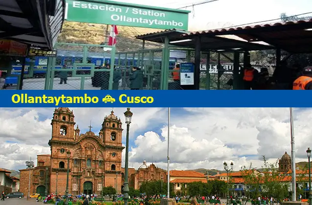 Transporte de Ollantaytambo para Cusco